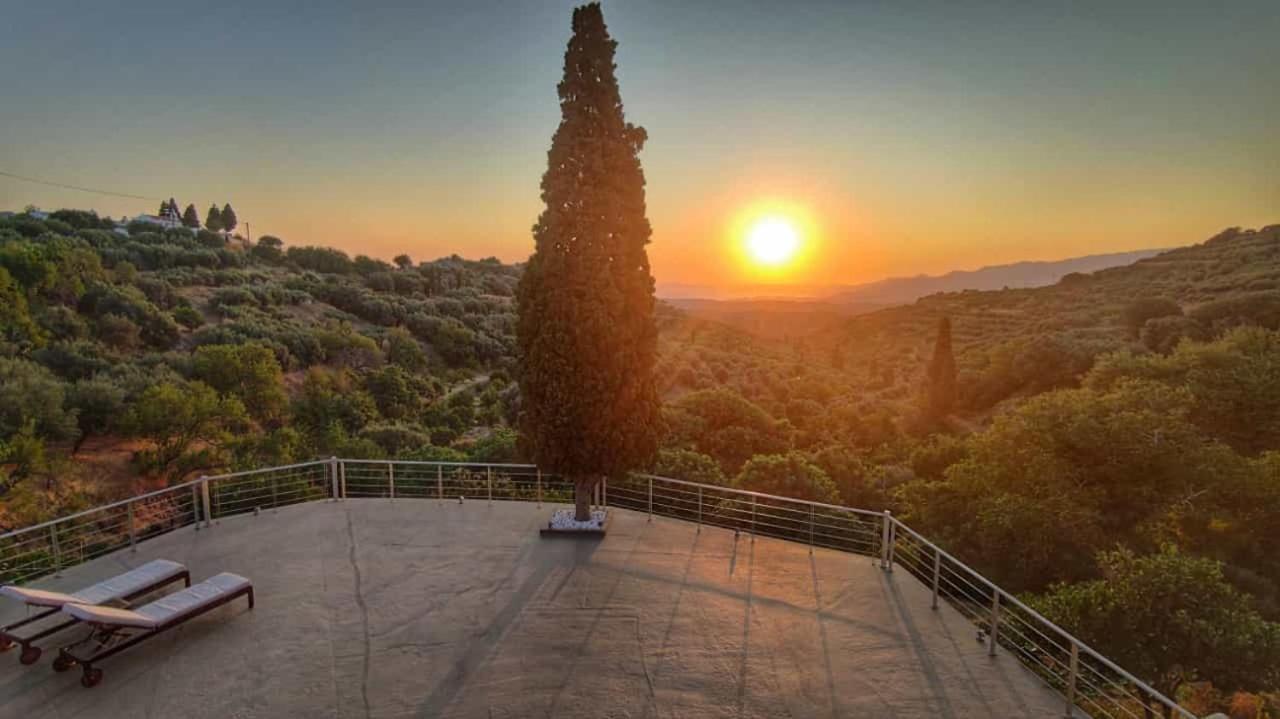 Villa Irini - Cretan Luxury Villa With Amazing View Paraspori  Extérieur photo